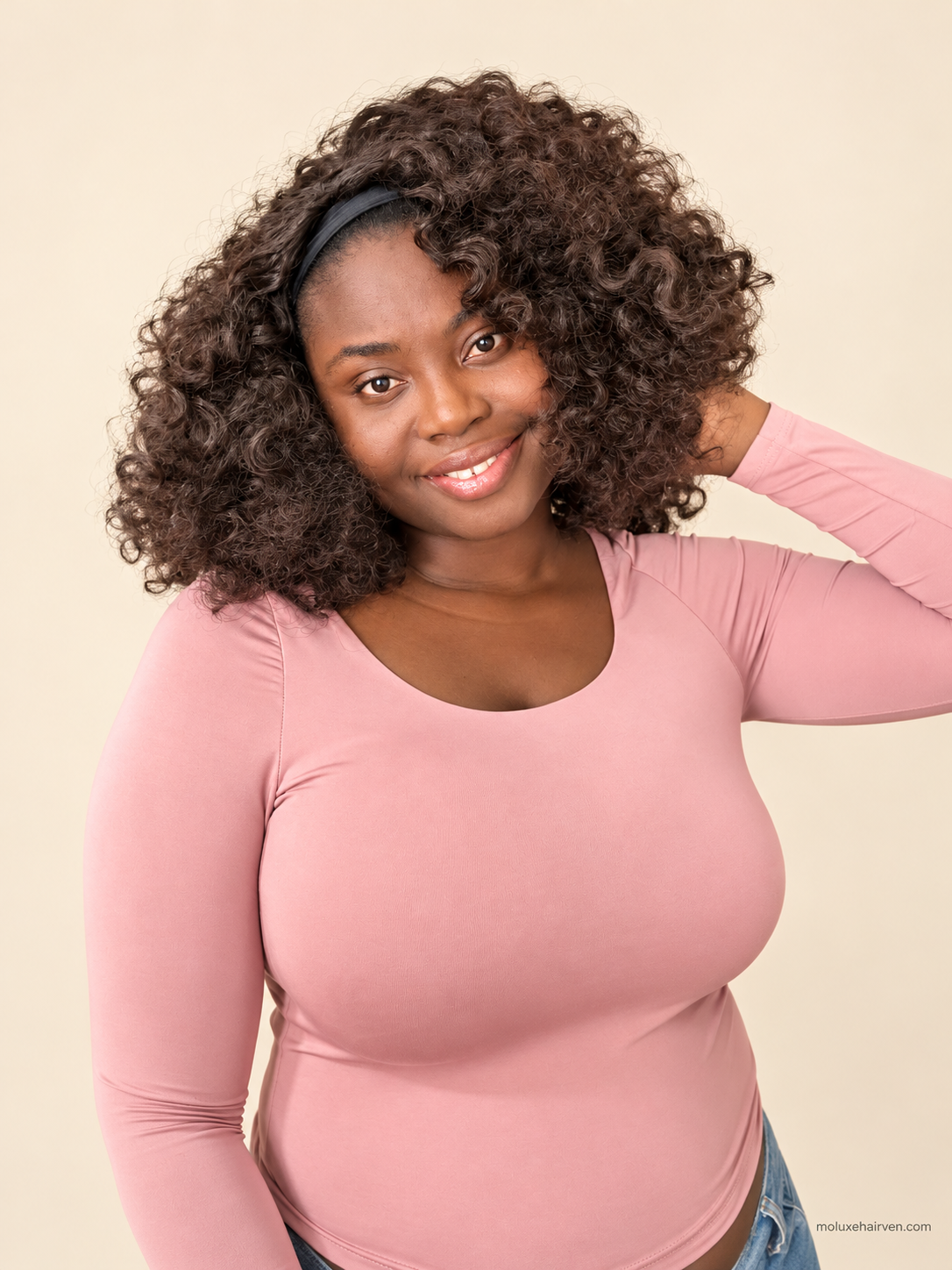 Curly Band Wig