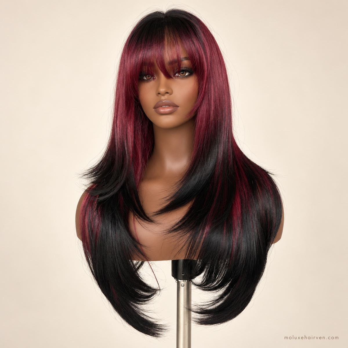 Tina (Burgundy Ombre)