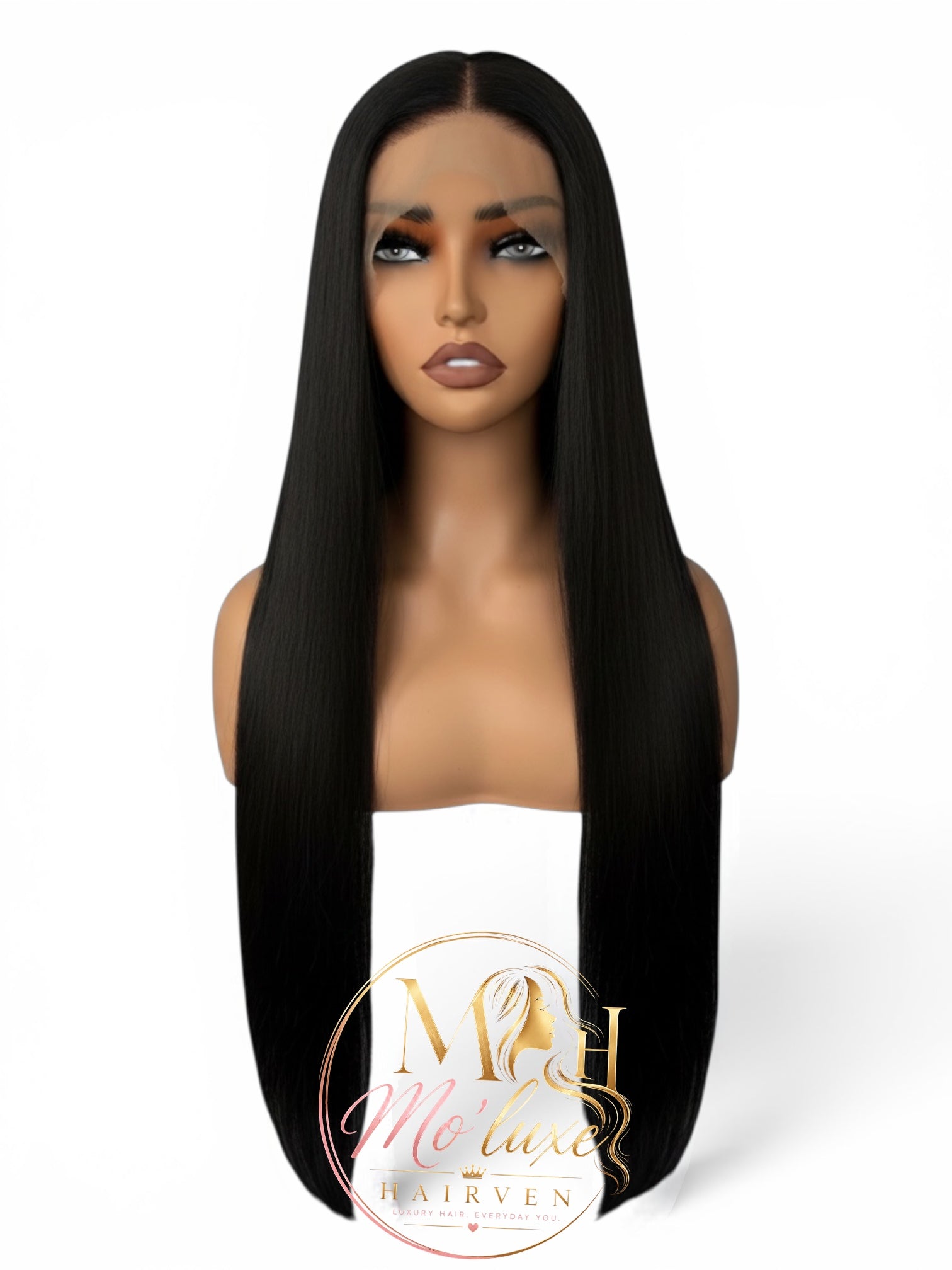 Lush Straight Wig Black