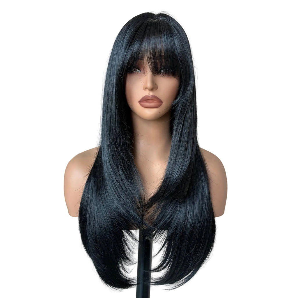 Black Layered Fringe