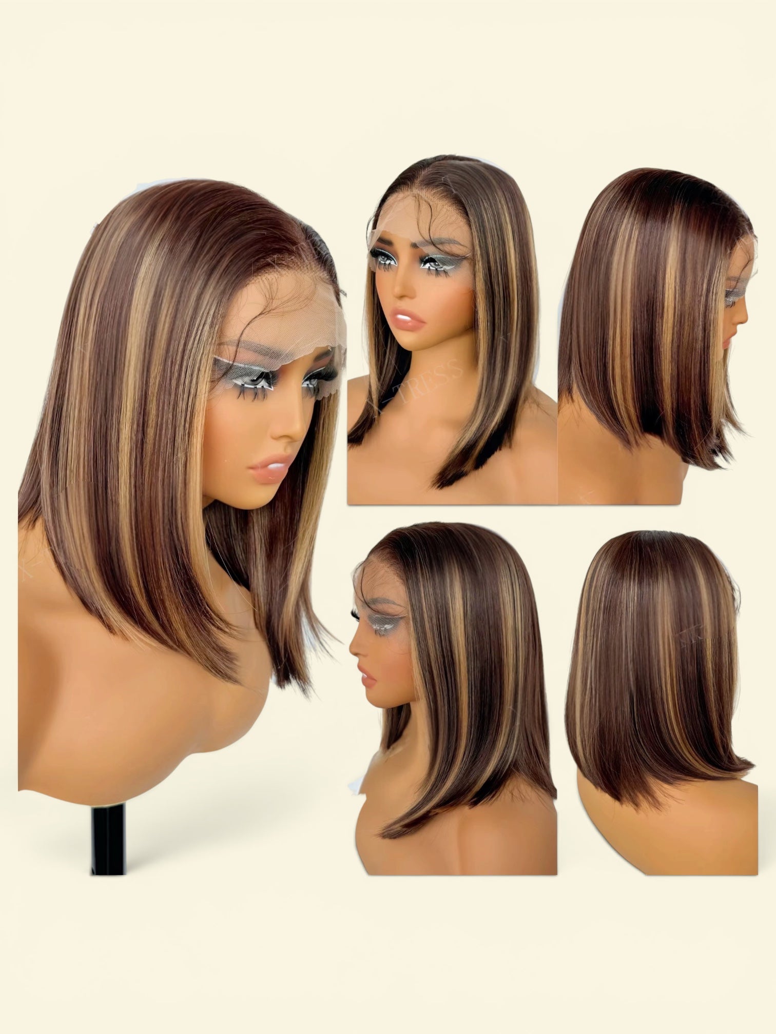 Becca Bob Wig Blonde Highlight