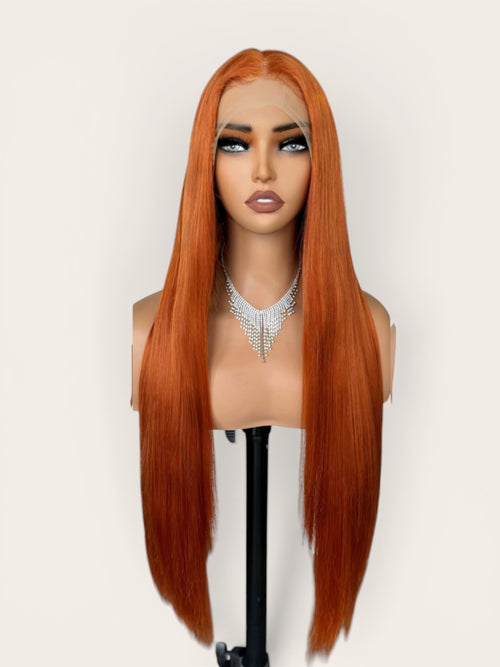 30” Lush Straight Wig Ginger