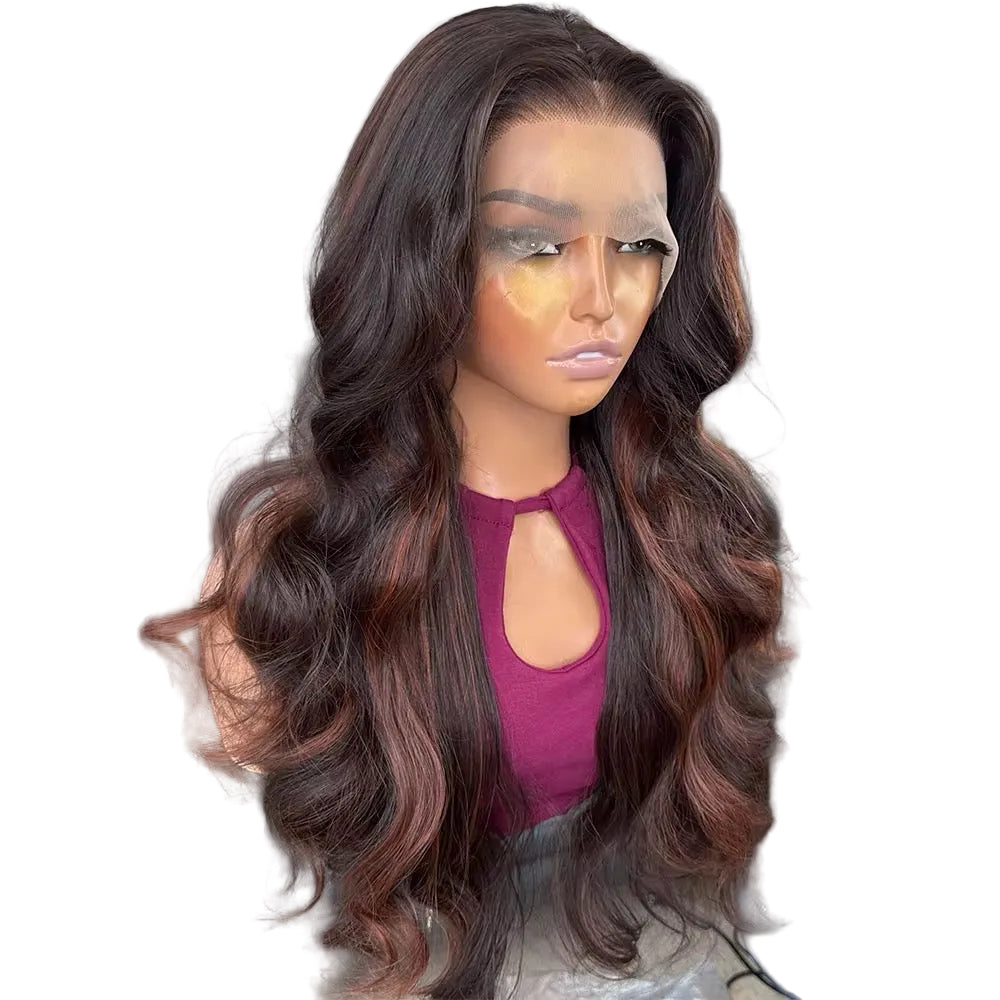 Wavy Brown Highlights