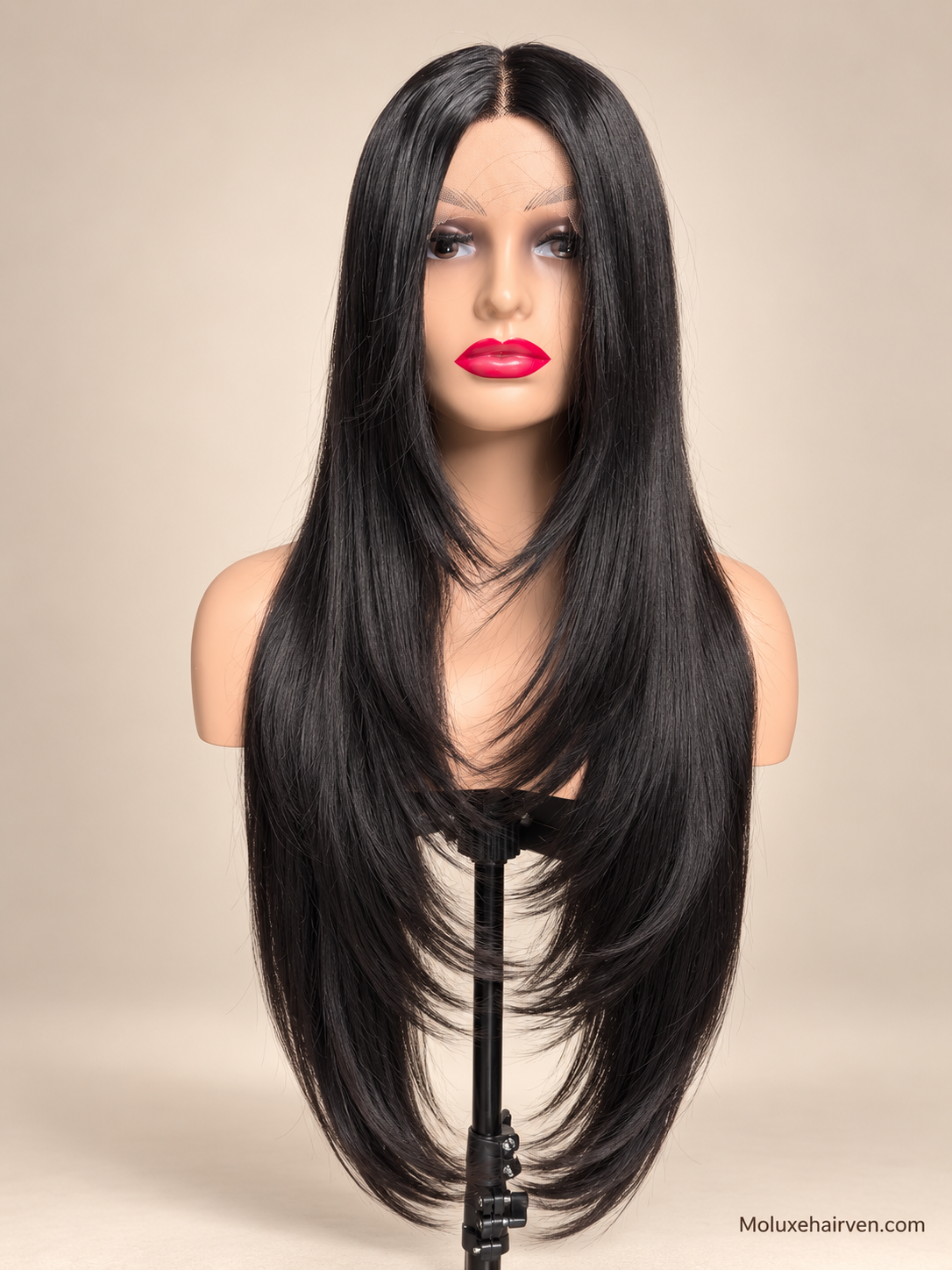 Long Layered Luxe (Black)