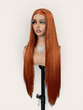 Lush Straight Wig Burnt Orange