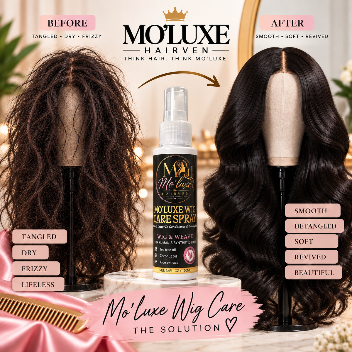 Mo'Luxe Wig Care Spray